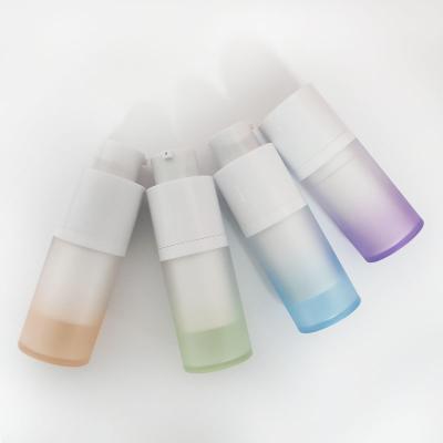 China Factory Original Custom Cosmetic Packaging Eye Cream Base Twist Up Rotary Cosmetic Lotion Pump Airless Plastic Bottle for sale