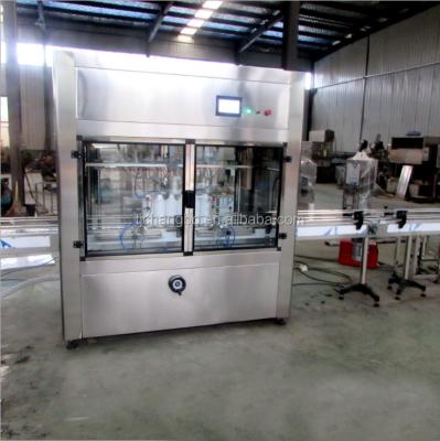 China Automatic Linear Quantitative Liquid Liquid Filling Beverage Filling Machine / Antifreeze Liquid Filling Production Equipment for sale