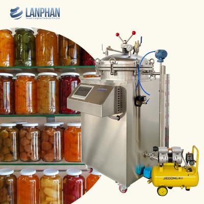 China Water Bath Food Sterilizer Small Steam Sterilizer Equipment In Food Processing for sale