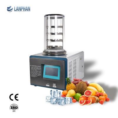 China 0.1m2 3-4kg Mini Laboratorio secador de congelación liofilizador máquina secadora de congelación con bomba de vacío en venta