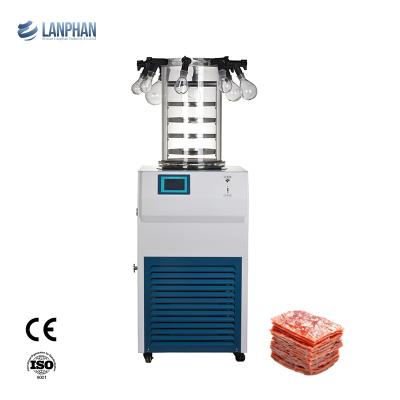 China Laboratory freeze drying machine vials Eggplant Flask freeze dryer for biological research for sale