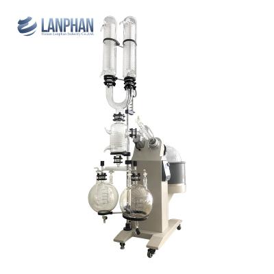 China de kolom dubbele effect van de laboratoriumdistillatie vacuümevaporator Te koop