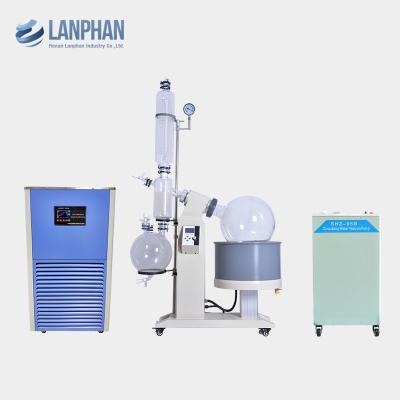 China Vacuum Evaporator Rotary Evaporator 10L Chiller And Vacuum Pump for sale