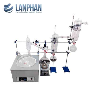 China Short Path Distillation Equipment Molecular essential oil extraction Distiller 20L Lab for sale