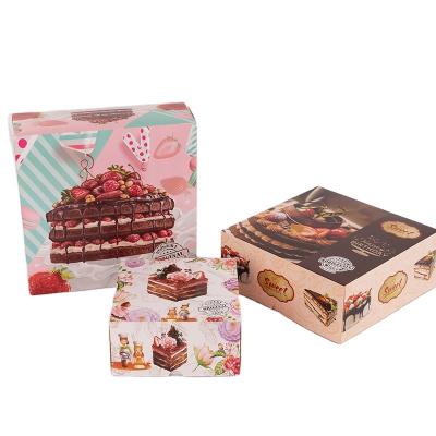 China Recyclable Custom Box Eco-Friendly Wholesale Custom Logo Bakery Box, Cake Bakery Box for sale