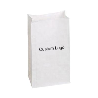 China Factory Size Cheap Custom Size Recyclable Logo Printing Brown Kraft Paper Paper Bag For Restaurant for sale