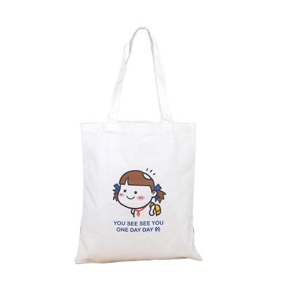 China Custom Handled Tote Bags Large Capacity Canvas Tote Bags Promotional Natural Cotton Sling Small Quality Bag for sale