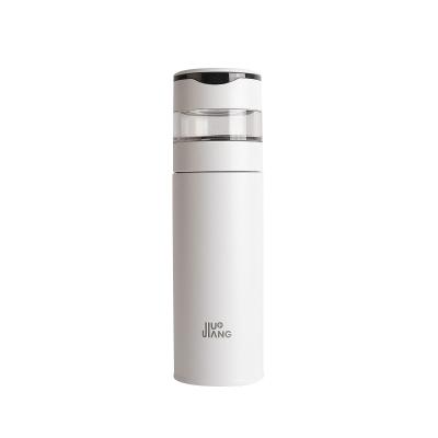 China 1.1 Temperature Display Smart Water Bottle 304 Stainless Steel Vacuum Sustainable Insulated Tumbler With Lid Tea Infuser for sale