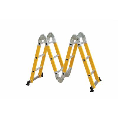 China Universal Insulation Ladders Factory Support Household Fiberglass Ladder 4X5 Steps for sale