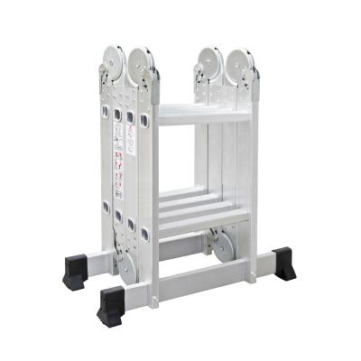 China Folding ladders wholesale multifunctional aluminum ladder with hinge parts for sale