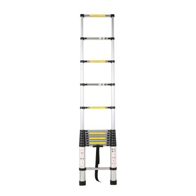 China New Product 3.8m Folding Ladder Aluminum Contemporary Extension 13 Steps Folding Ladder Telescopic Ladder for sale