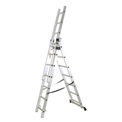 China Aluminum Folding Ladders Scaffold Tower DIY Working Platform Stable Rolling - Hedge for sale