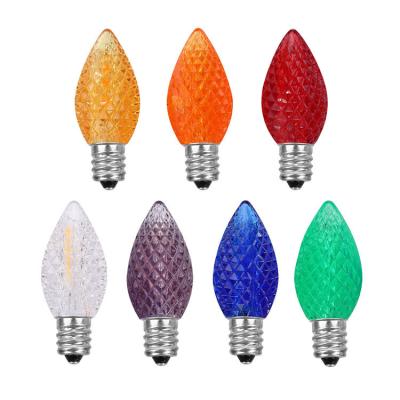 China UL Residential High Quality Wholesale Cheap Christmas E12 C7 Faceted Smd Led Light Bulbs Waterproof for sale