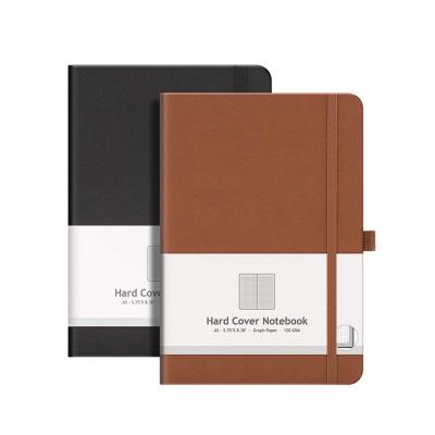 China Custom Made Hardcover Personalized PU Leather Agenda Travel Diary Planners and Notebooks for sale