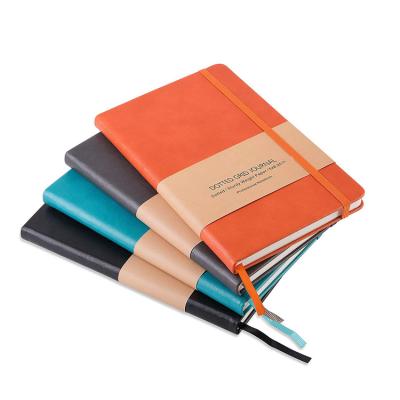 China 2022 Custom Leather Hardcover Promotion Business Leather Daily Printing Weekly Planner for sale