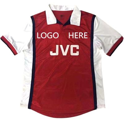 China Retro Sets Factory Supply Summer Shirt Red Football Casual Soccer Jersey for sale