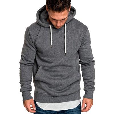 China High Quality Anti-Wrinkle Street Wear Over Sweatshirts Wholesale White Hoodies Mens Fashion Clothes Size Hoodie Pullover Cotton OEM Custom for sale