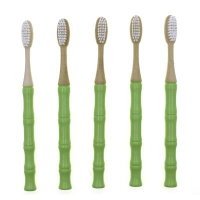 China Home Natural Bamboo Joint Toothbrush with 100% BPA Free Biodegradable Bristle for sale