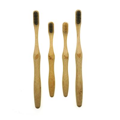 China Free Sample Natural China 100% Natural Toothbrush Eco-friendly Wholesale Bamboo for sale