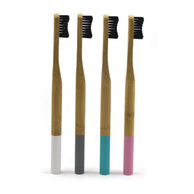 China Wholesale 100% Biodegradable Disposable Charcoal Bambus Natural Bamboo Toothbrush for sale