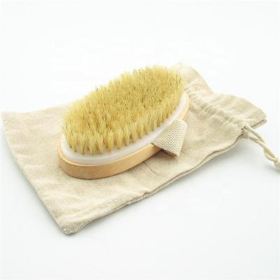 China New Arrival Bamboo Body Bath Brush With Opp Bag Packing for sale