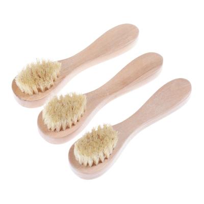 China For commercial & Home Use Fashion Face Scrubbing Portable Private Label To Reuse Nylon Bristle Facial Cleanser Brush for sale