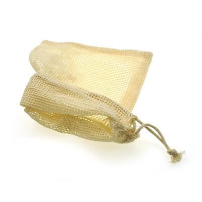 China Factory Available Customized Wholesale Size Free Sample Recyclable Sisal Mesh Soap Bag Directly for sale