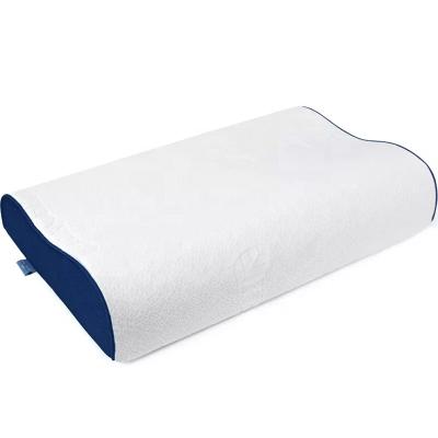 China Anti-Static Orthopedic Bamboo Fiber Pillow Washable And Removable Cover For Sleeping Memory Foam Pillow for sale