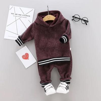 China Playsuit Fashion Kids Boys Tracksuit Sports Overalls/Hoodie Set for sale