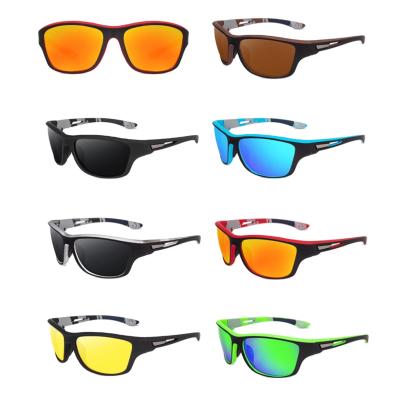 China Sports sunglasses polarized sport sunglasses colorful plastic cheap sunglasses 336 for sale