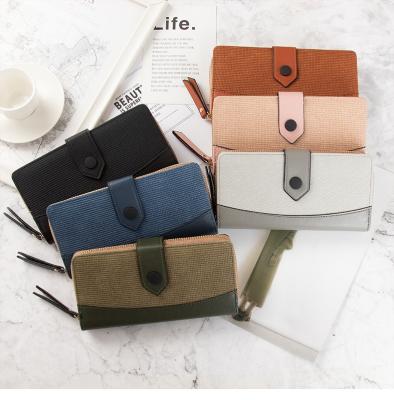 China Anti-theft Fashion Mini PU Purse Wallet Card Holder Door Coin for sale