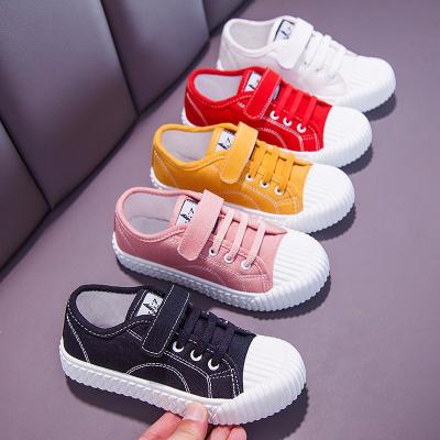 China Kids Fashion To Colored Flat Canvas Shoes 25-37 for sale