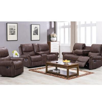 China American Style Leather Recliner Couch Movie Theater Recliner Sofa For Living Room for sale