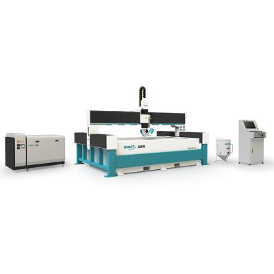 China Automatic Glass Mirror Cutting Machine Machinery Repair Shops 15KW 3m *2m CNC waterjet cutter for sale