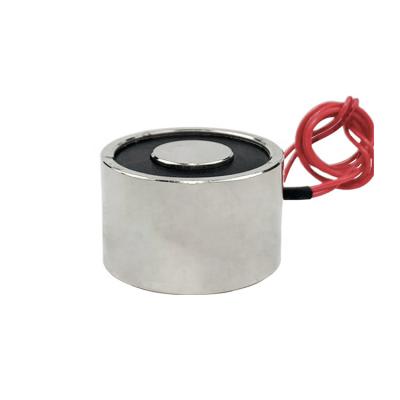 China Machinery Repair Shops JSP- 3425L 25kgs Mini Force 12V DC Suction Electromagnet Lifting Electromagnet for sale