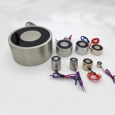 China DC 15kgs Force Electromagnet Machinery Repair Shops JSP-3025L 24V Strong Suction Electromagnet Flat Electromagnet for sale