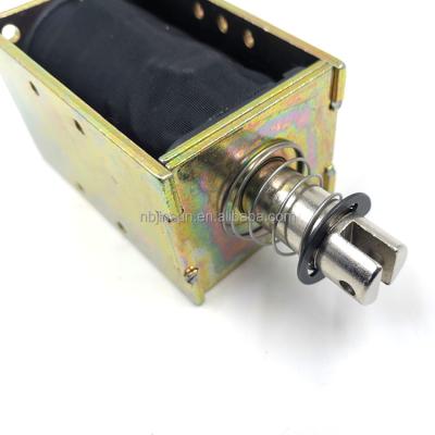 China Pull With Power Supplied JSO-1578 12V/24V DC Push Pull Solenoid Lock for sale