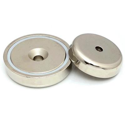 China Neodymium Magnets Hooks, Fishing Pot Magnet, Deep Wall Mount/Cup Shape Fishing Locker Magnet Magnetic Pot for sale