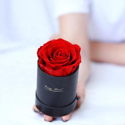 China 2022 Wholesale Natural Yunnan Amazon Hot Sale Home Decor Real A Grade 5-6 Cm Preserved Roses Materials Eternal Flower Rose for sale