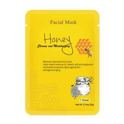 China Moisturizer Fruit FaceMask Organic Skin Care Vitamin C Sheet Mask Shape And Face Use Moisturize Korean Facial Mask for sale