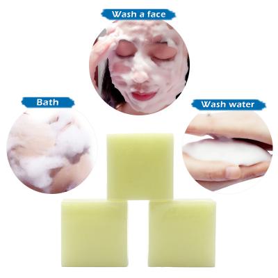 China Custom Private Label Basic Cleansing Sea Salt Soap Whitening Handmade Goat Milk Soap For Face Skin Hand for sale