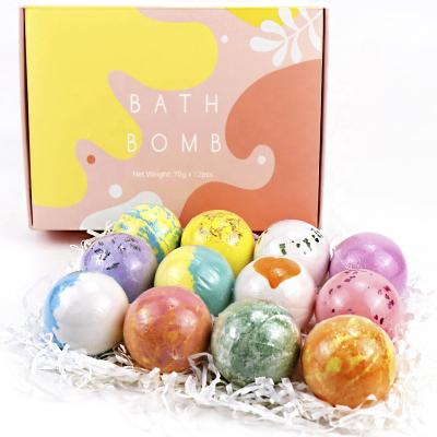 China Moisturize Hydration Whitening Hot Selling Gift Set Custom Colored Glitter Bath Pack Cute Fizzie Bath Fizzer Ball Aromatherapy Lavender Bath Bomb Gift Sets for sale