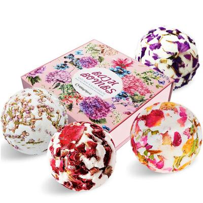 China Moisturizing Hydration Whitening OEM Factory Wholesale Custom Packaging Relax 6 Packs Large Bath Bombs With Organic Ingredient Bath Bomb Set for sale