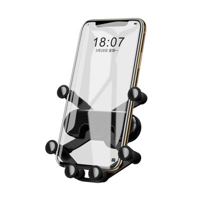 China Best Selling Universal Buffer Cell Phone Car Shockproof Holder with Car Memory Lock Holder Car Mount for sale