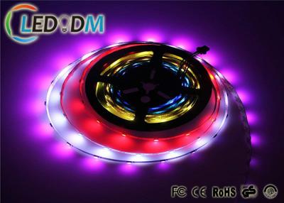 China Addressable RGB LED Strip Lights WS2812B Low Voltage DC 5V Type for sale