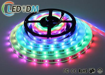 China 60 LEDs/M 12V WS2811 Led Strip , IP68 Waterproof Addressable LED Tape for sale