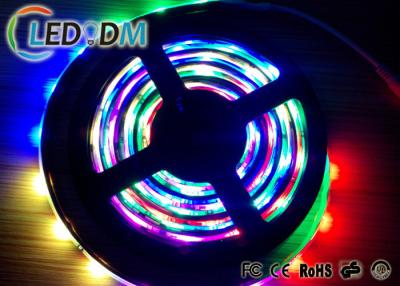 China 24V 60 LEDs/M Addressable LED Strip Lights One IC Drives 6 RGB LED Light for sale