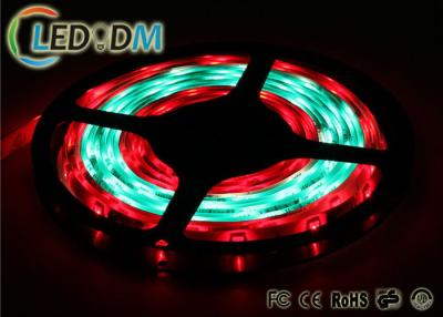 China Silicone IP68 Addressable LED Strip Lights , 12V 60 Pixel WS2811 RGB LED Strip for sale