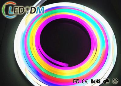 China 5050 luzes de néon flexíveis impermeáveis do diodo emissor de luz, silicone de 24V Digitas conduziram a luz de néon do cabo flexível à venda