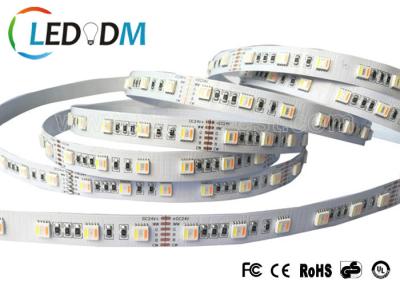 China SMD 5050 RGBWW LED Strip Light  , 5 Colors In 1 DC 12V / 24V LED Tape Light for sale